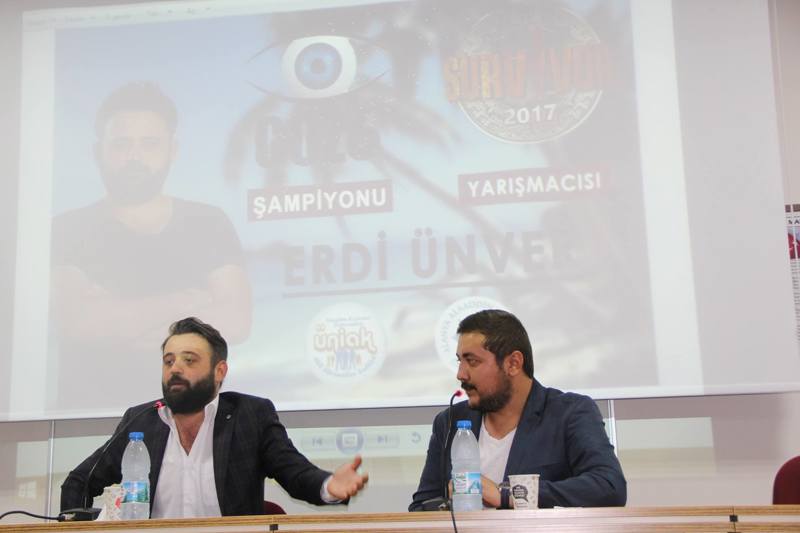 SURVİVOR ERDİ ALKÜ’DE ÖĞRENCİLERLE BULUŞTU